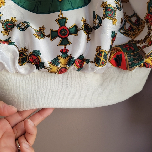 VTG Rare Korean Unisex Bomber Jacket PMB Fashion Apparel Size 8 Full Zipper Silk - Picture 12 of 15